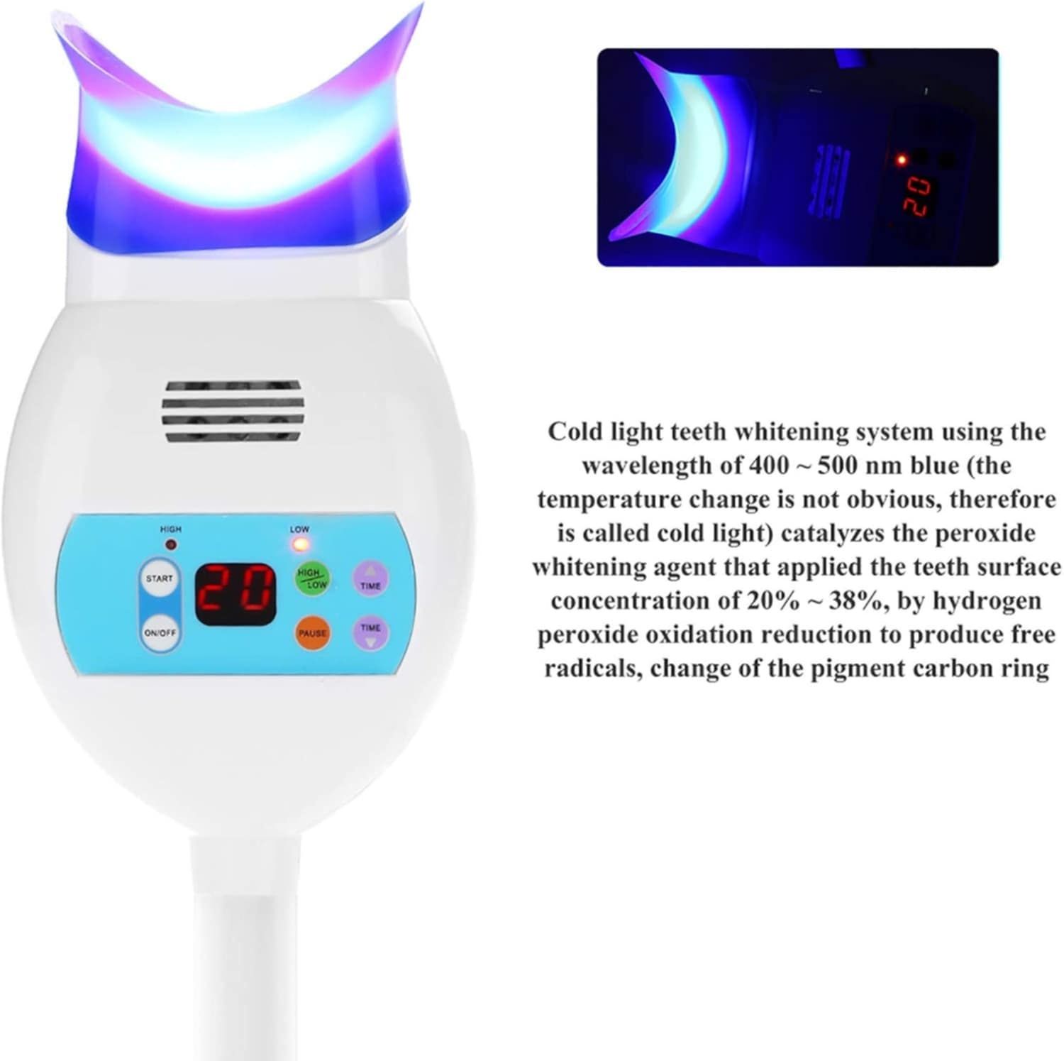 Lampa do wybielania zębów -Przyspiesz wybielanie