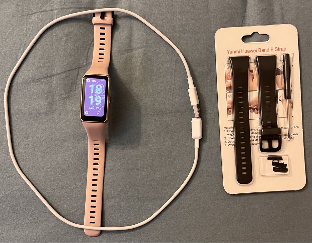 Smartband Huawei Band 6 - używany, stan bardzo dobry