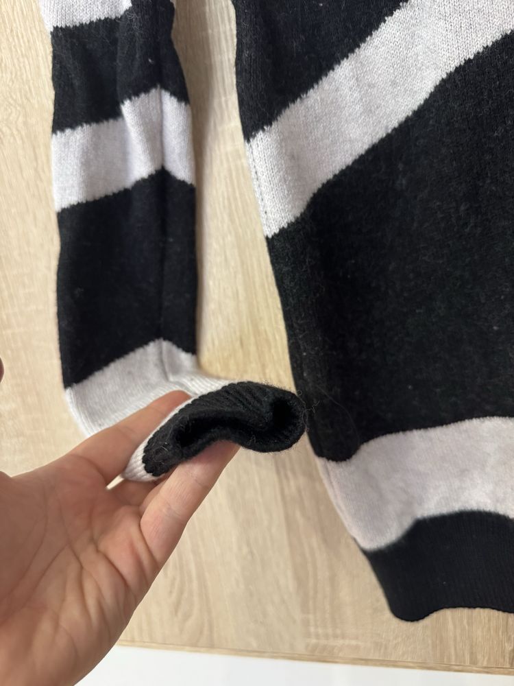 Sweter Woolland S 100% wełna wool damski elegancki rozsuwany