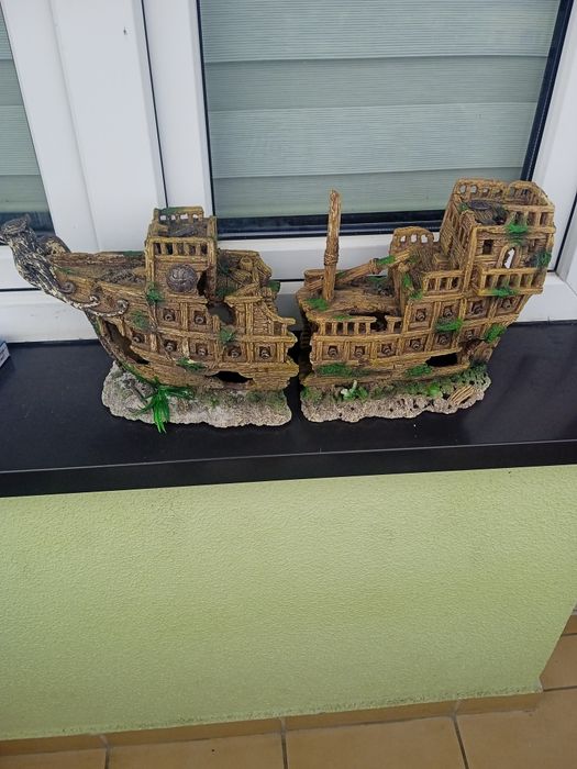 Duży Statek do Akwarium