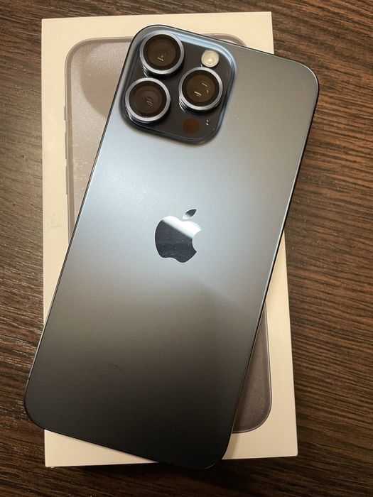 iPhone 15 Pro Max 256Gb e-Sim Blue Titanium (обмін на 16 Pro Max)