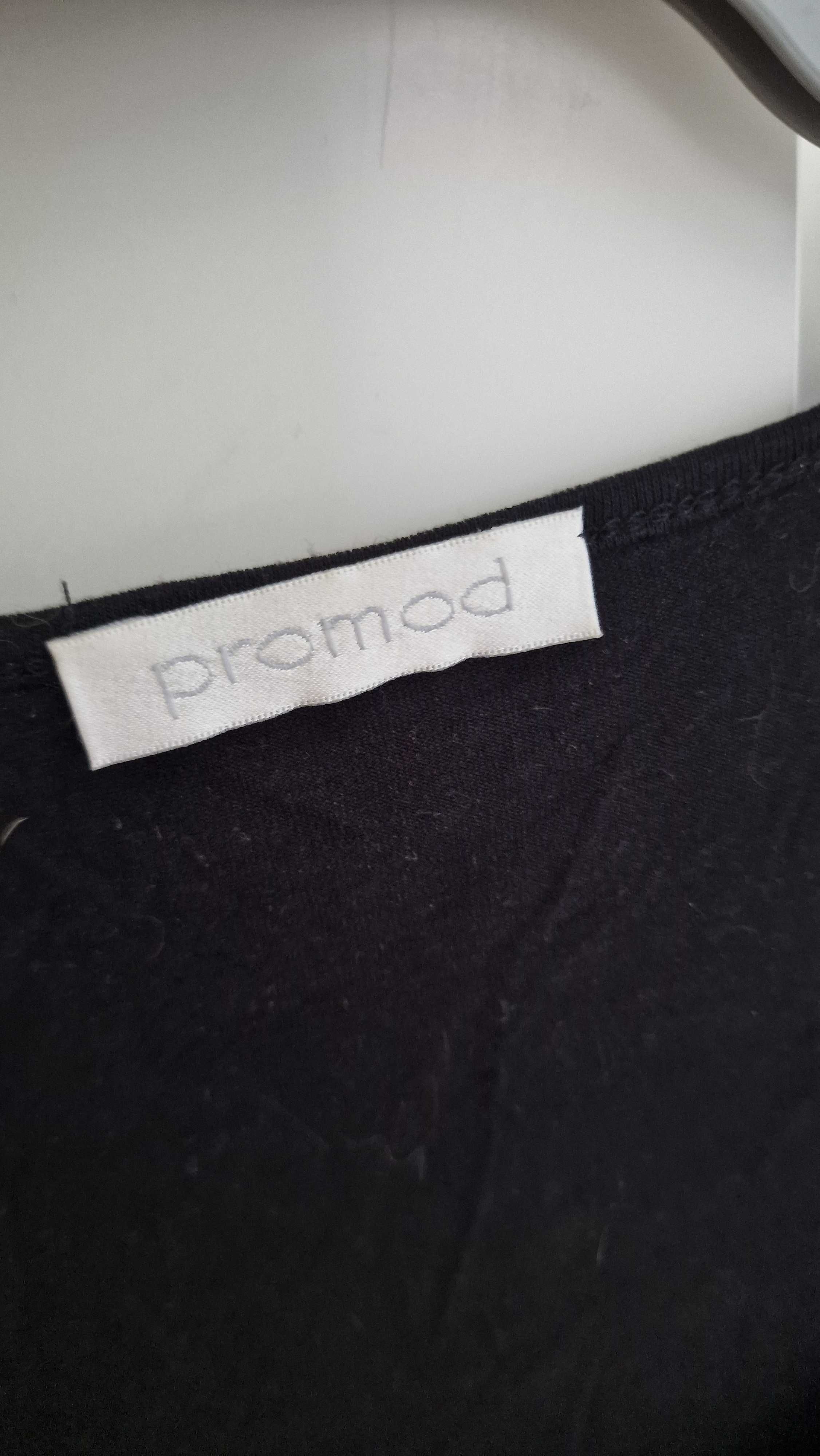 Czarny T-shirt Promod rozmiar S/M