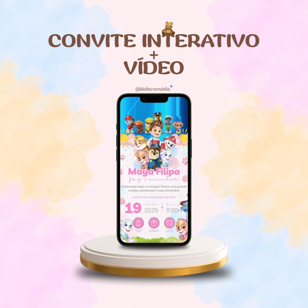 Convites digitais - Vem E Convida!