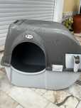 casa de banho gatos rotativa com gaveta