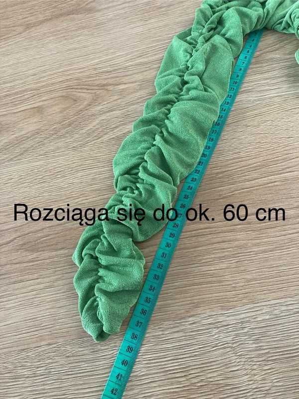 Cropp top bluzka zielona Hiszpanka z marszczeniami Amisu New Yorker XS