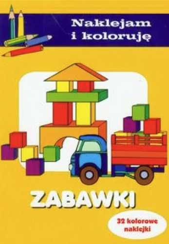 Naklejam i koloruję - Zabawki