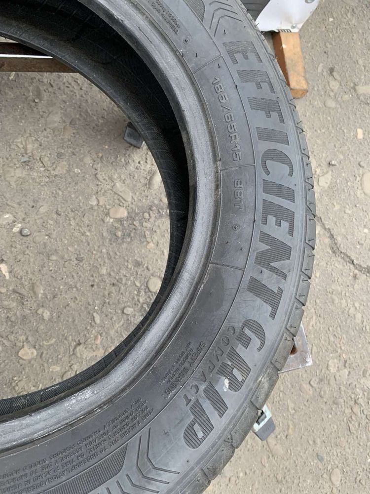 Шини 185/65 R15 пара Goodyear 2019p літо 6мм