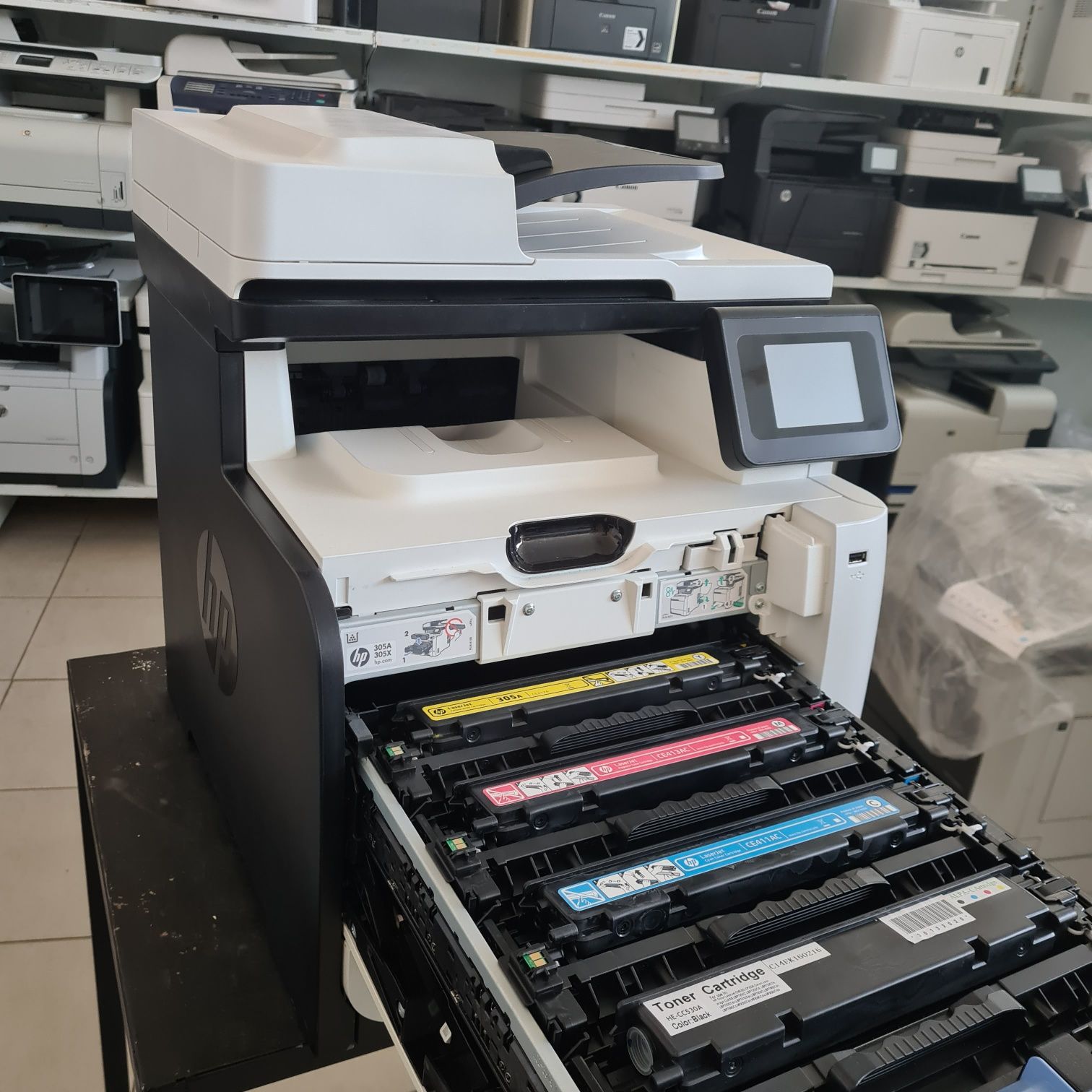 HP Color LaserJet  M475dw.  Wi-Fi  Цветной лазерный принтер сканер МФУ