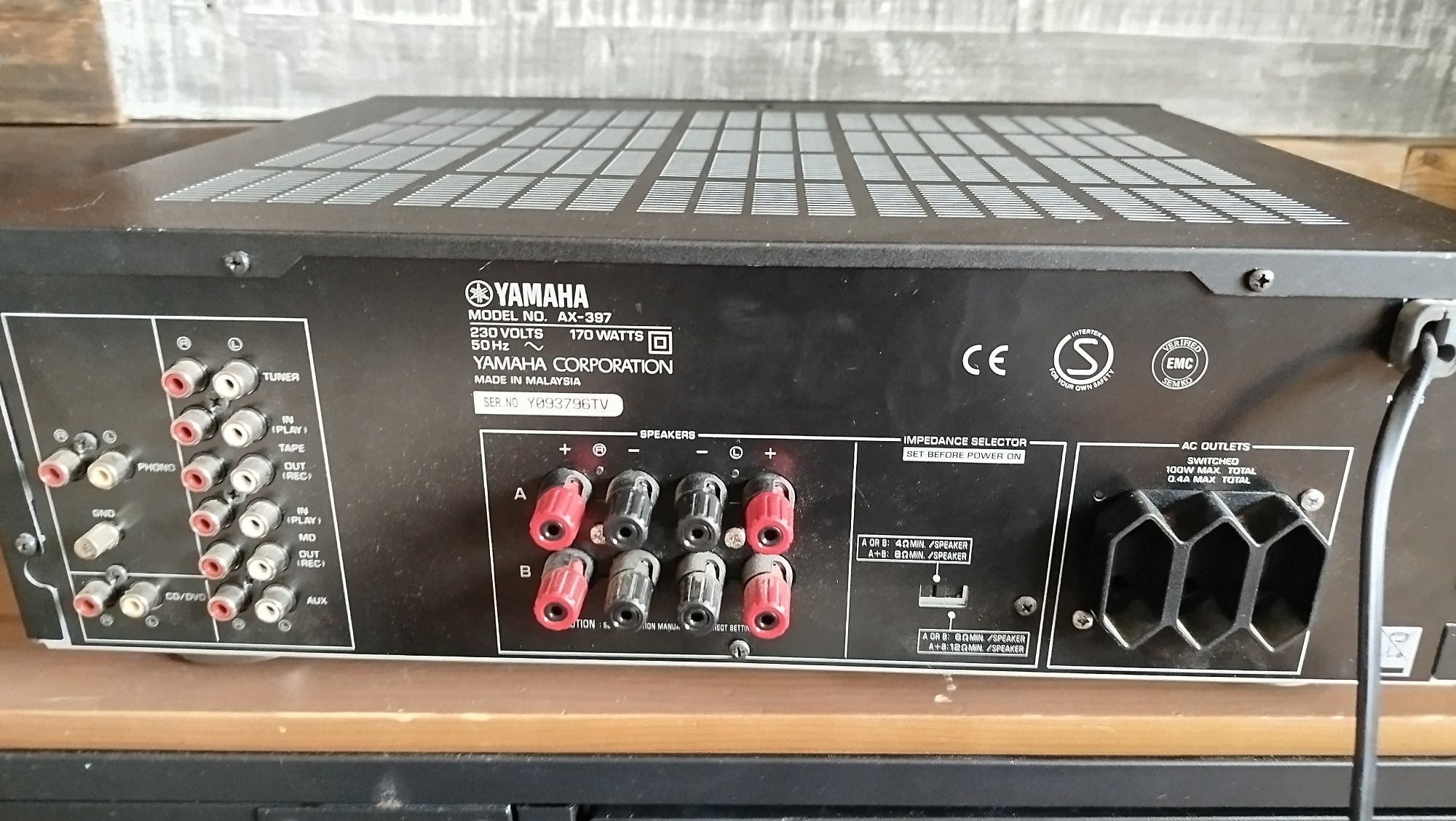 Yamaha AX 397 wzmacniacz.
