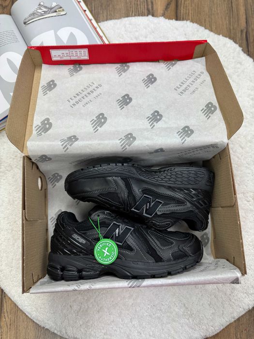 Кросівки New balance 1906D чорні шкіряні | кросовки New balance черные