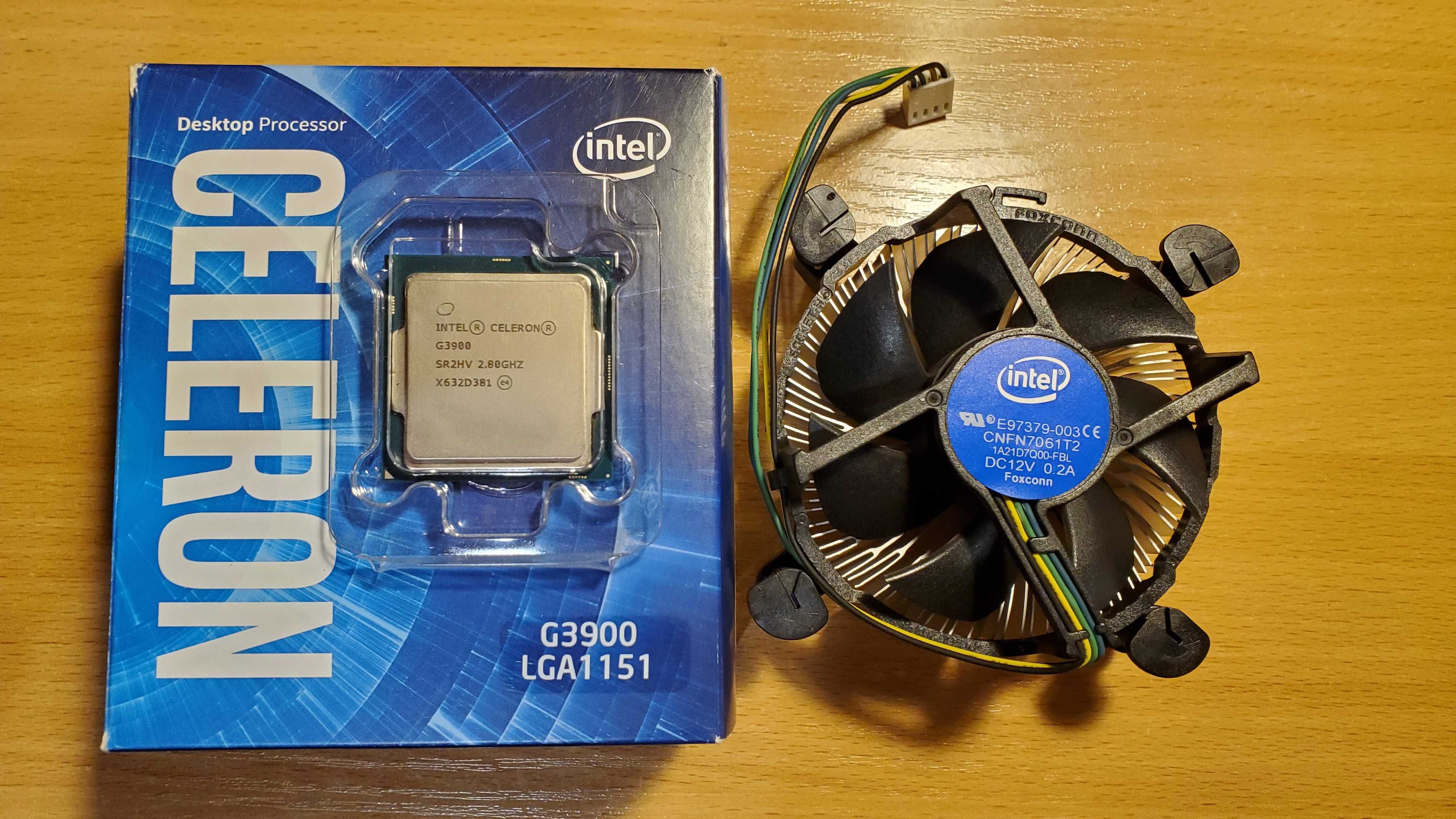 Процессор Intel Celeron G3900, socket 1151 + кулер