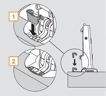 Ogranicznik kąta otwarcia 86° Blum 70T3553 do zawiasu CLIP TOP 16 szt