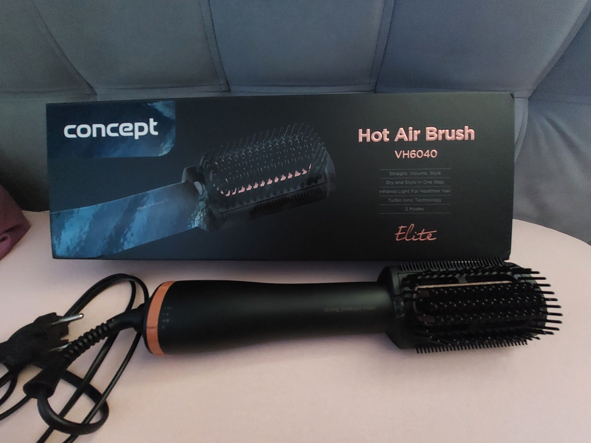 Concept Elite Ionic Infrared Boost VH6040 suszarka szczotka prostująca