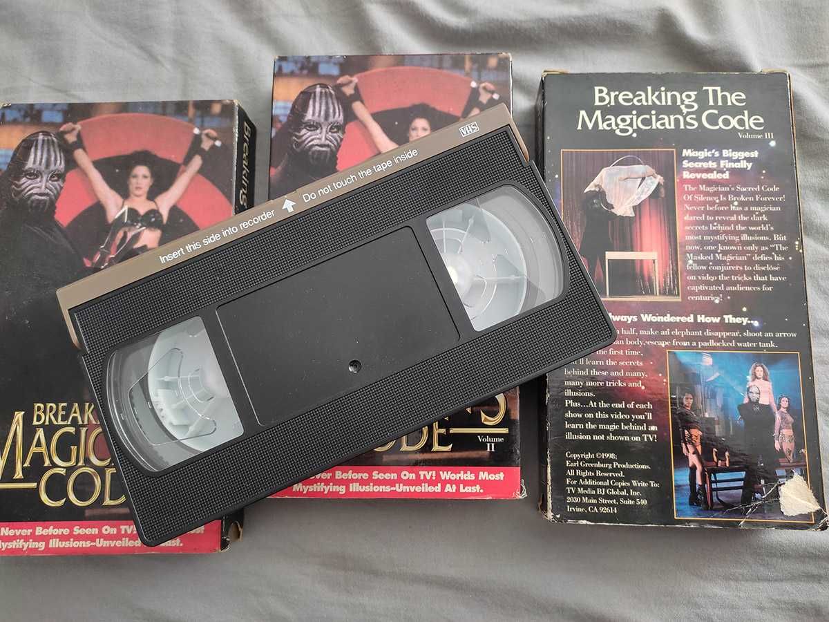 3 części - Breaking The Magicans Code VHS Tajemnica sztuczek