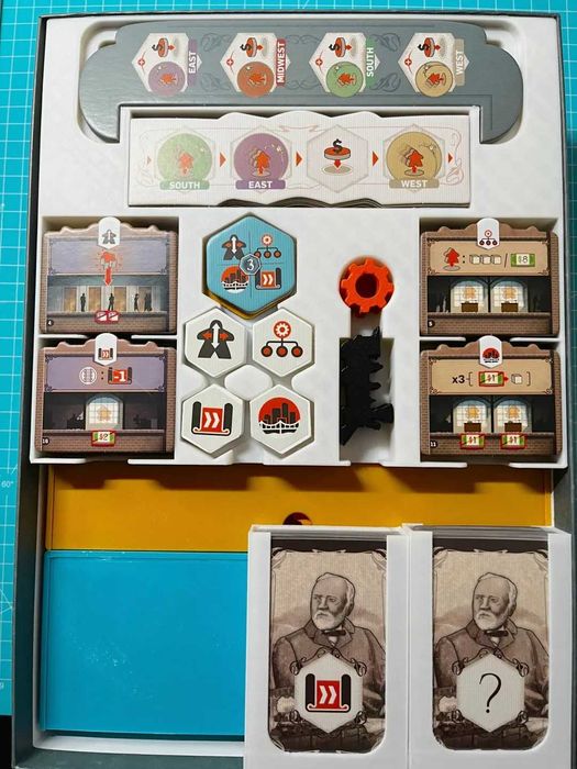 Insert / Organizer 3D do gry planszowej Carnegie