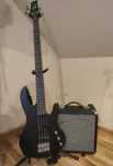 Zestaw basowy – gitara LTD B-10 KIT BLKS + wzmacniacz Fender Rumble 15
