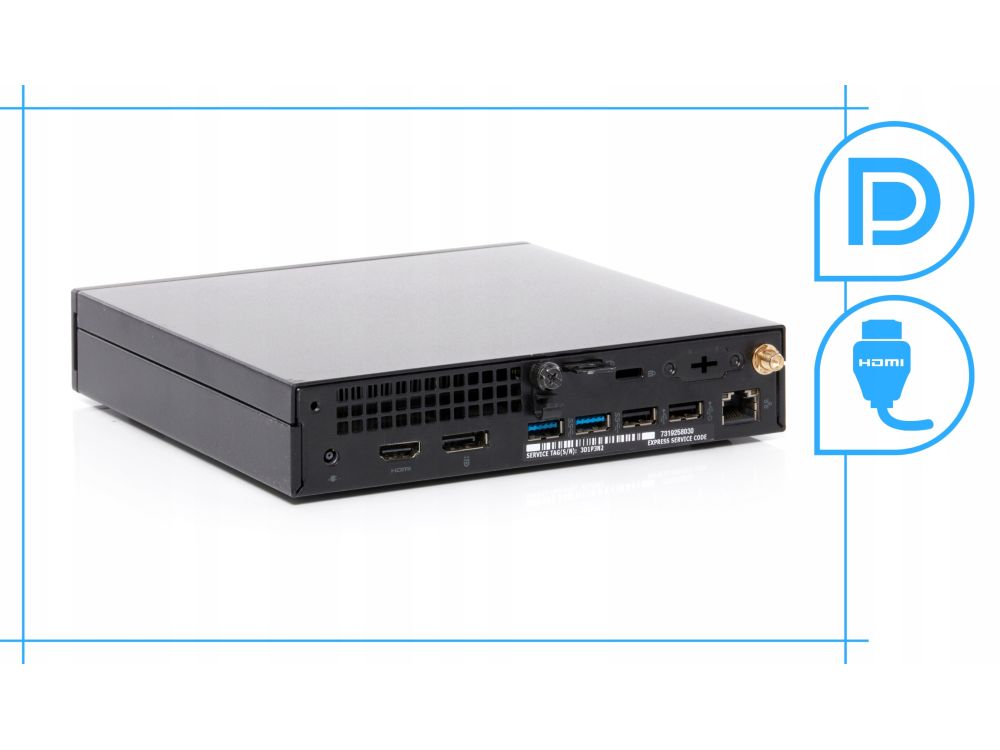 Komputer Mini PC Dell 3050 Tiny Core i3 16GB DDR4 256SSD Win10 Pro