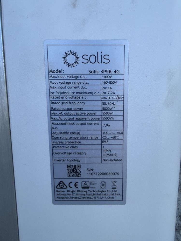 Solaris falownik 5 kwh