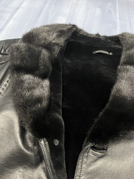 Куртка шкіряна зима