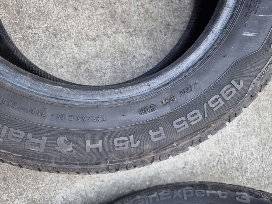 Opony 2 szt. 195/65/15 2018 r. Uniroyal RainExpert 3 DOT 0918 6,8 mm
