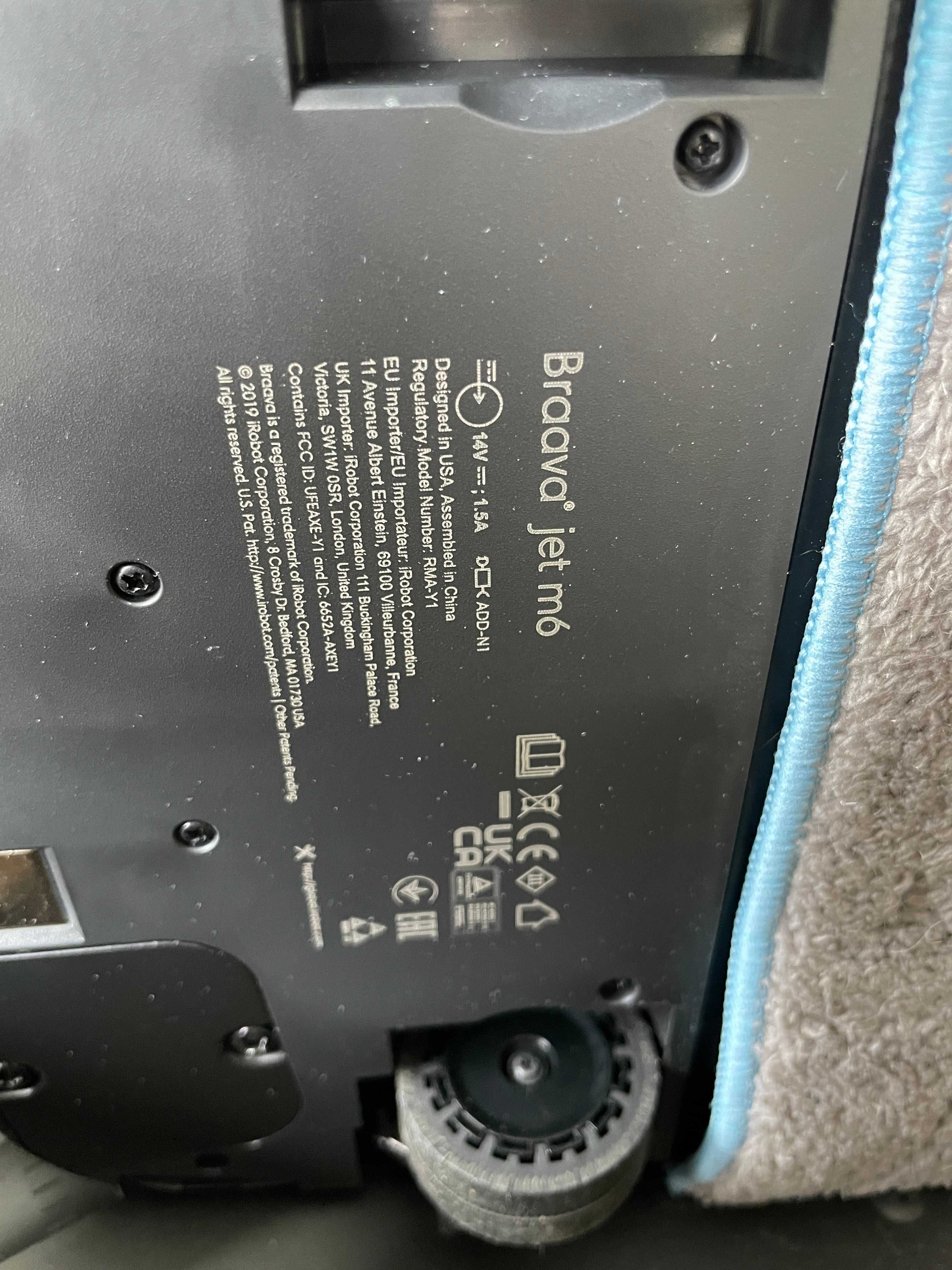 iRobot Braava Jet M6 Czarny Limitowany MOP MYJE PODŁOGI M6133