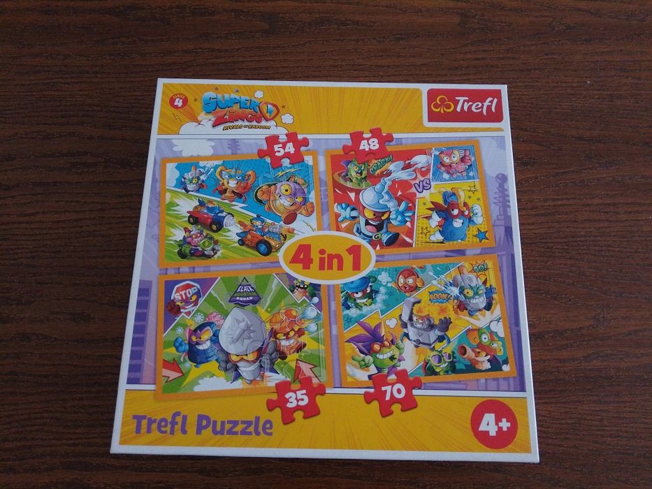 Puzzle Trefl Super Zings 4w1 4+