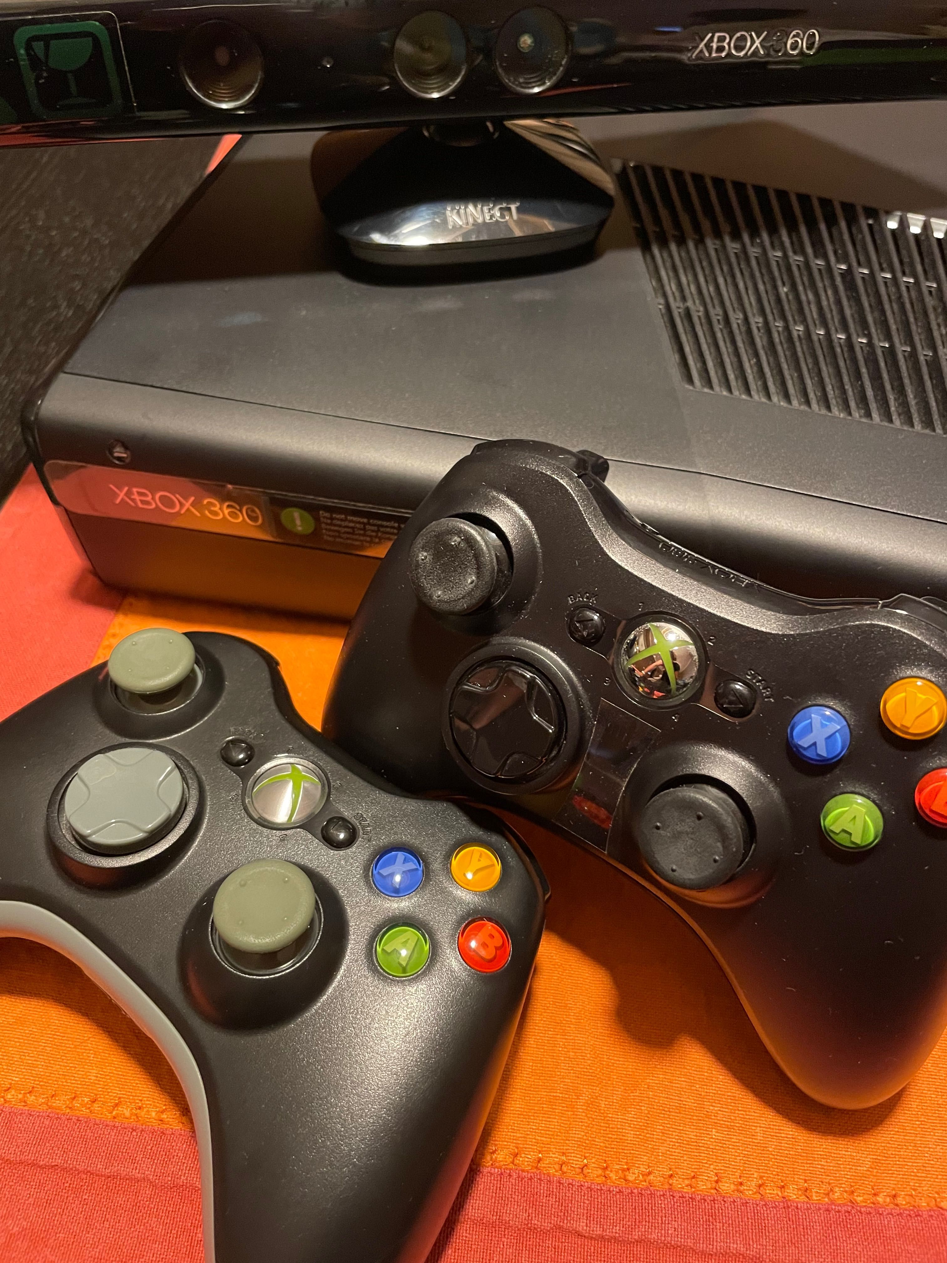 Como novo: Conjunto Kinect Xbox 360 (consola, sistema kinect, jogos)