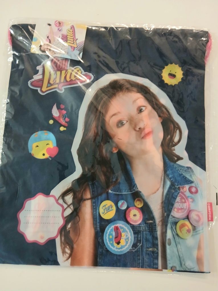 Nowy worek na kapcie Soy Luna Disney szkoła