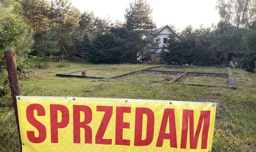 Działka budowlana rekreacyjna Szteklin 906 metrów kwadratowych