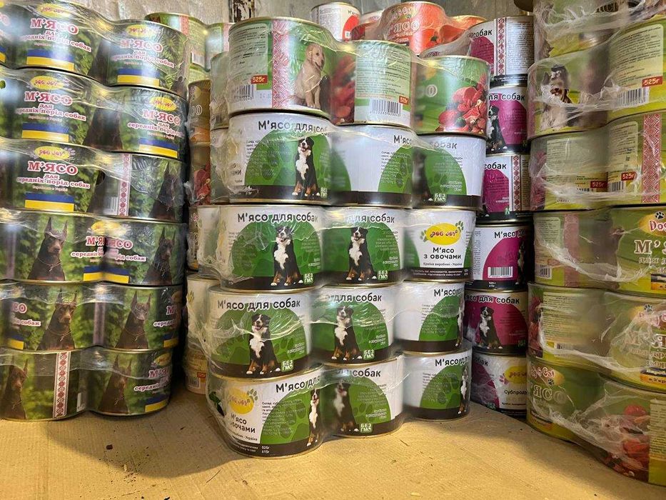 Натуральная мясная консерва для животных "Рубец", желудок говяжий