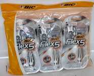 Artigos Supermercado/Loja: Máquina Barbear Bic Flex 5 Pack 9 Unidades