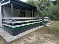 Kwatera pracownicza domek całoroczny Poleski Park parking sklep las