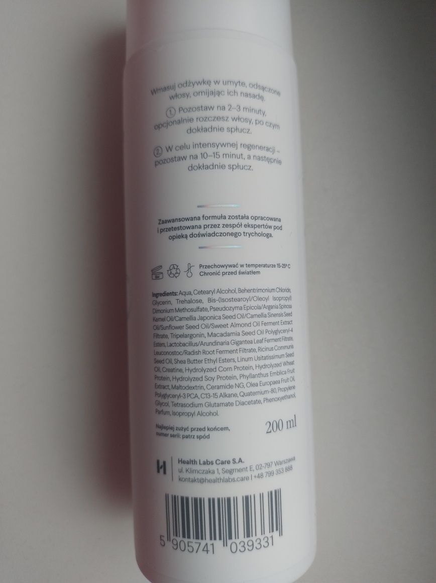 Health Labs Care Balance On odżywka kondycjonująca do włosów
