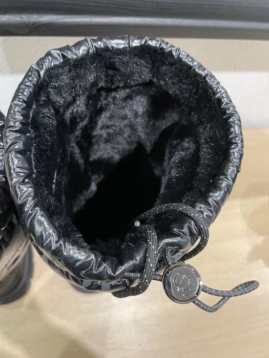 Черевики чоботи Karl Lagerfeld 39 високі чорні зимові нові