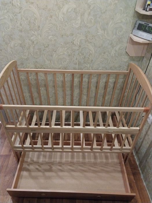 Кроватка Дитяче ліжечко з системою маятник