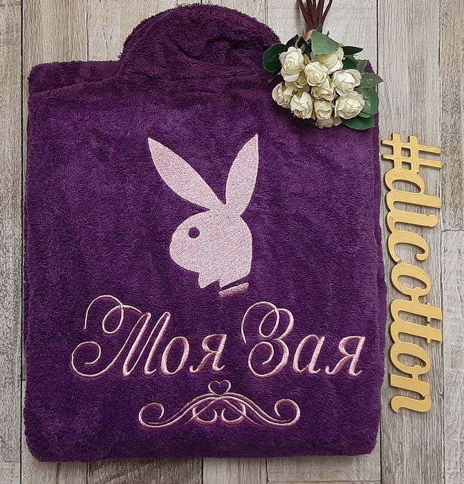 Халаты  с вышивкой. Именная вышивка. Качество