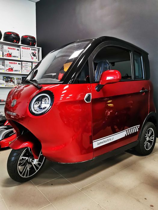 Motorower elektryczny trójkołowy zabudowany DORY acid Raty FV QuadON