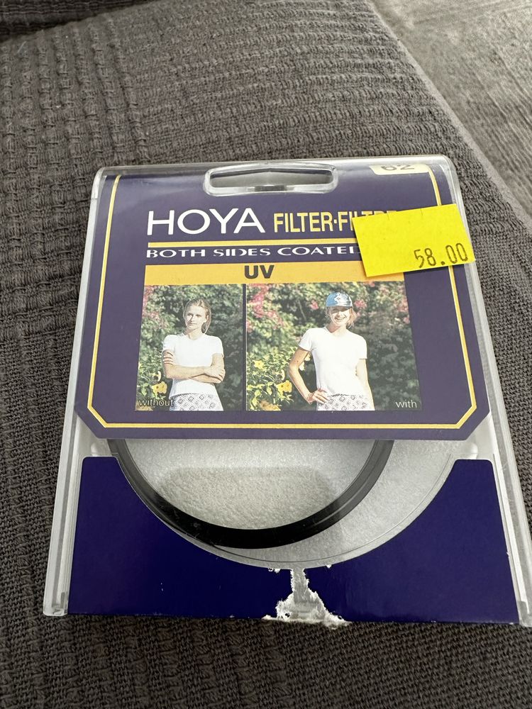 Filtr polaryzacyjny UV Hoya 62