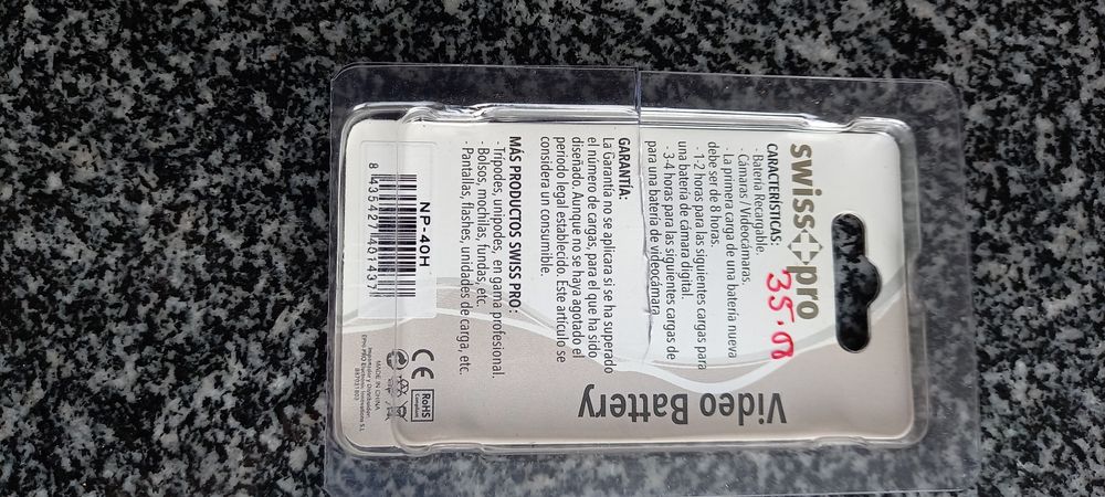 Bateria NP-40H para câmera fotográfica