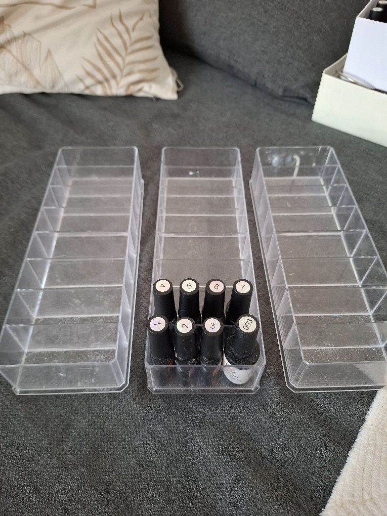 Material para unhas, varios artigos+ saco para aspirador unhas +pedal