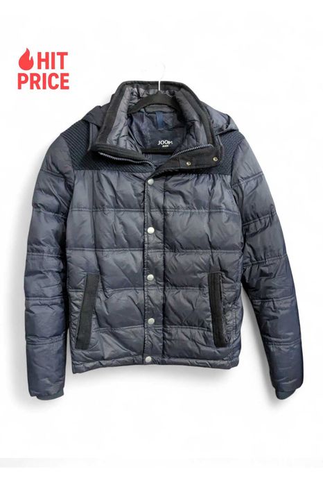 Joop! Jeans kurtka puchowa pikowana granatowa rozm. XS