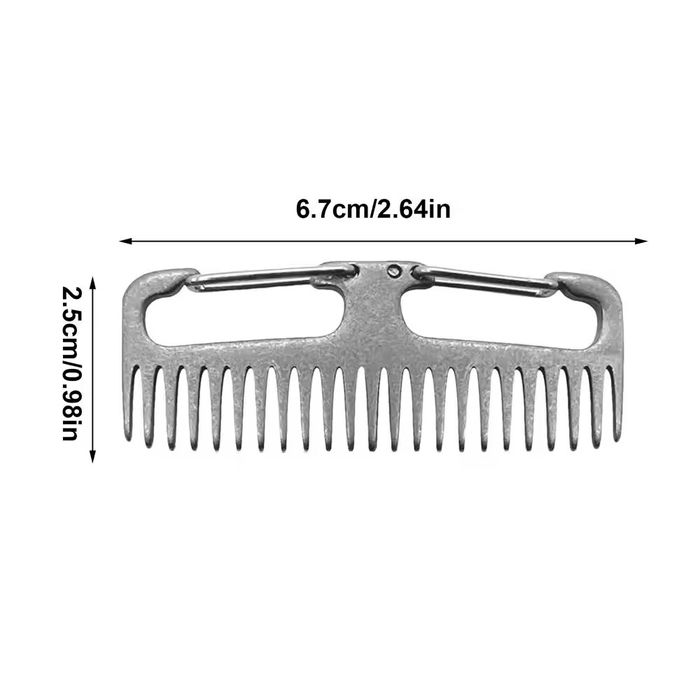 EDC ‼️ Гребінець - карабін з титану