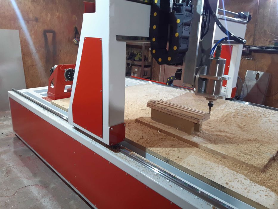 4+1 ЧПУ ФЕЗЕР, фрезерный станок, поворотный шпиндель+токарная группа!