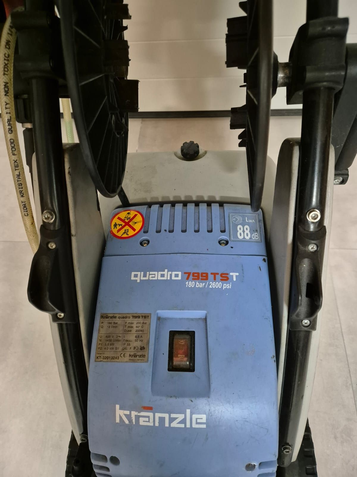Myjka ciśnieniowa kranzle quadro 799 tst z dodatkowymi 7 lancami