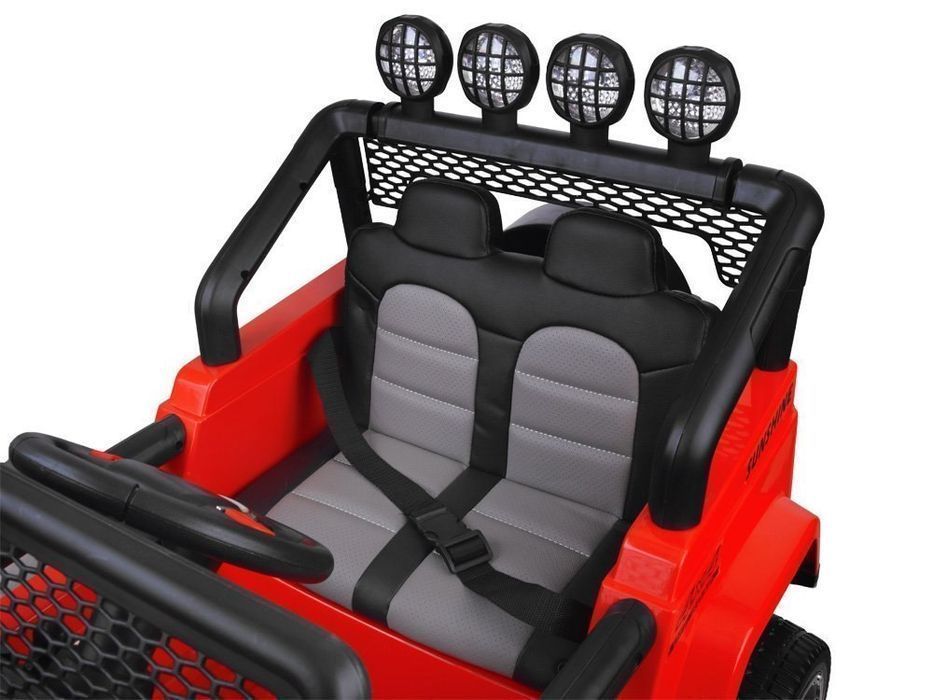 Jeep Dla Dzieci 4X4 Gumowe Koła Eva Pilot 2388