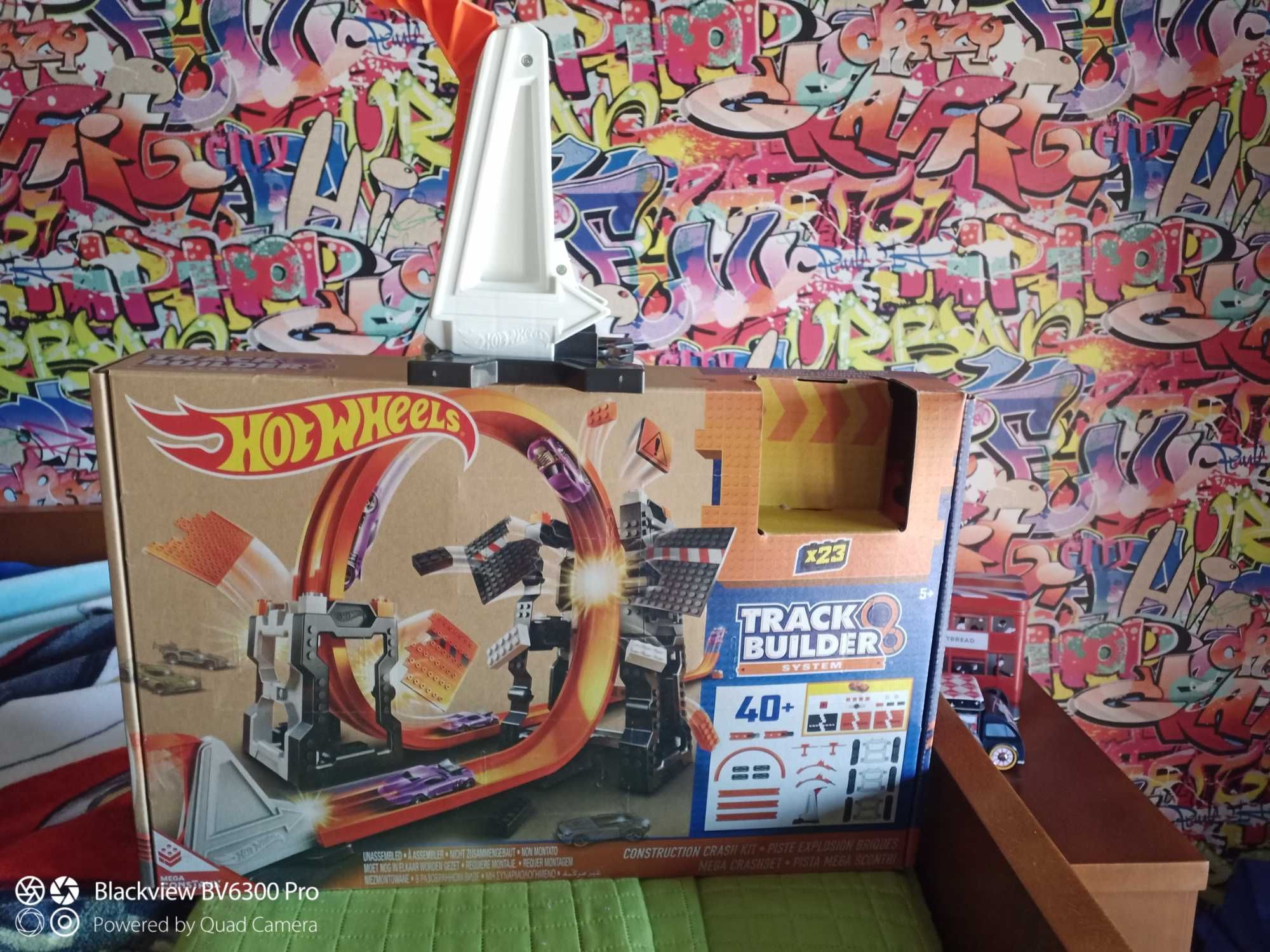 Hot Wheels Track Builder Caixa looping