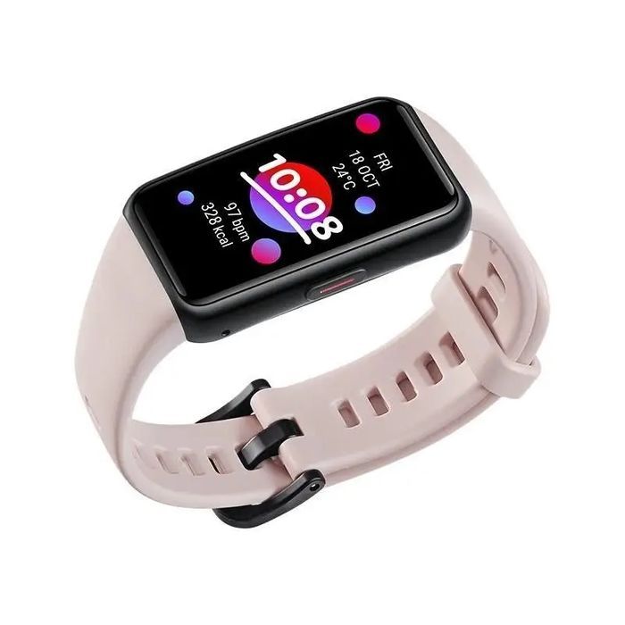 outlet smartband honor band 6 różowy 1,47" cali amoled monitorem tętna