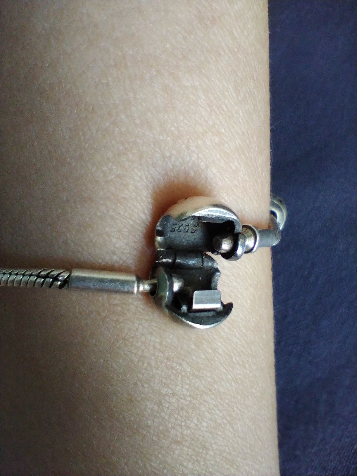 Baza na charmsy Pandora, średnica 2 mm