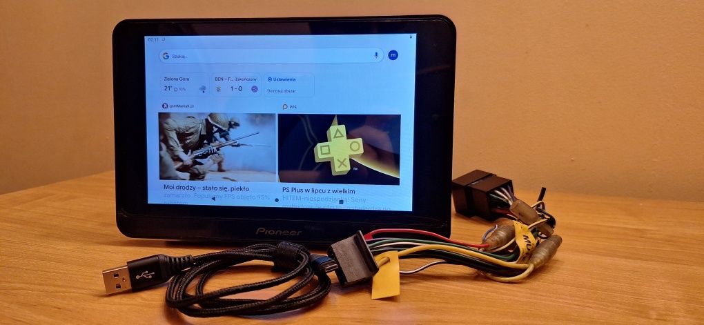 Radioodtwarzacz Pioneer SPH-8TAB-BT USB/SD 8" 4x50W Bluetooth. Bdb.