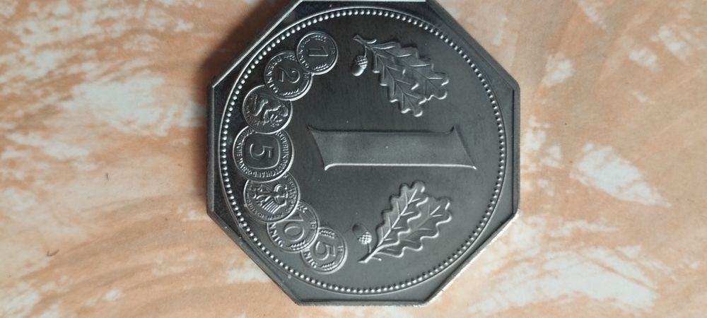 Настільна медаль 40 років німецької марки